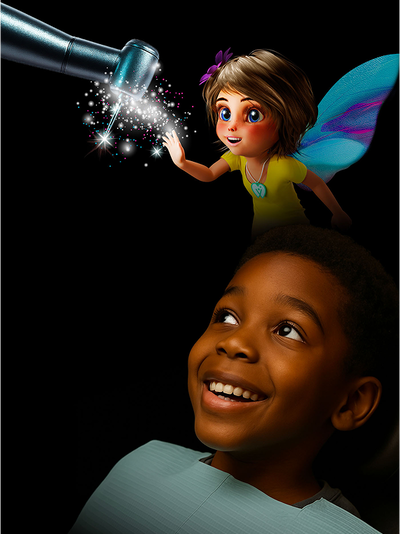 woman in dental chair